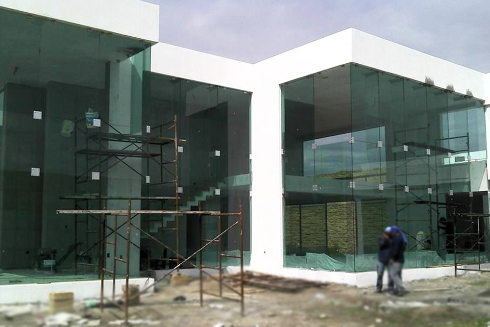 Entrada Comercial Vidrio