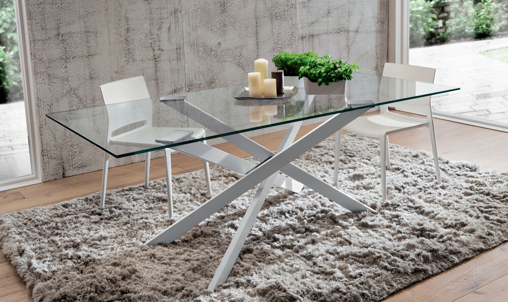 Mesa de Comedor de Vidrio